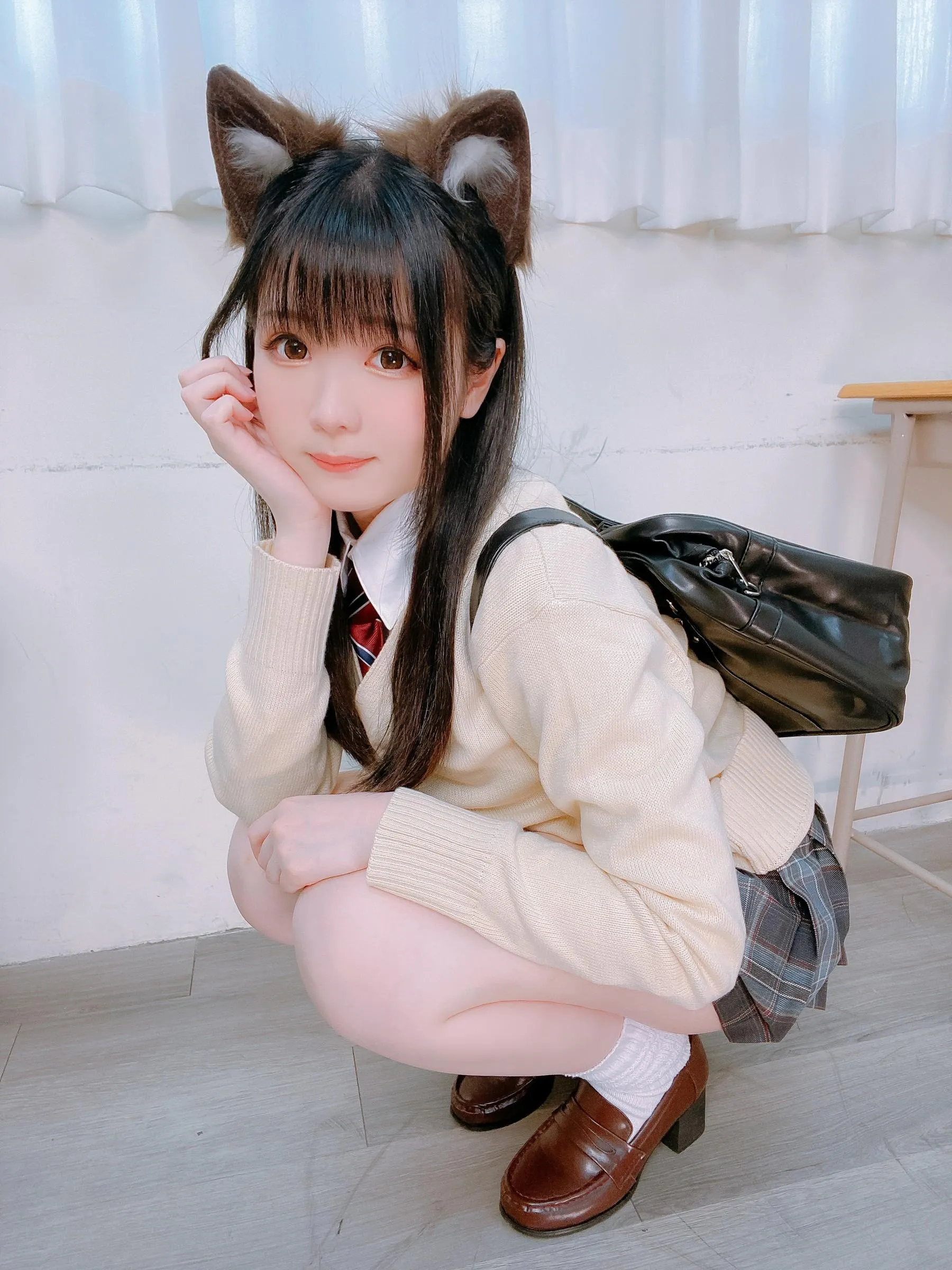 霜月shimo – NO.57 Fantia 2022年07月会员合集7期-2022-07-24 猫耳制服 [22P]插图8
